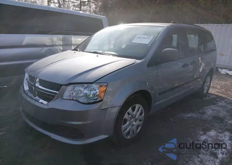 2014 Dodge Grand Caravan American Value Pkg z USA, uszkodzony, nr VIN 2C4RDGBG1ER104458